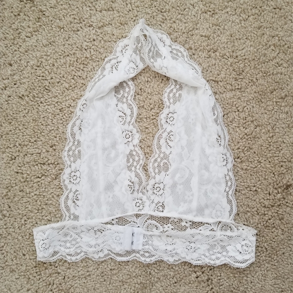 2/$15 White lace bralette - Picture 2 of 4